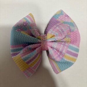 Pastel Multicolor Bow Hair Clip